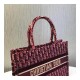 Christian Dior Small Book Tote Embossed Velvet M1296