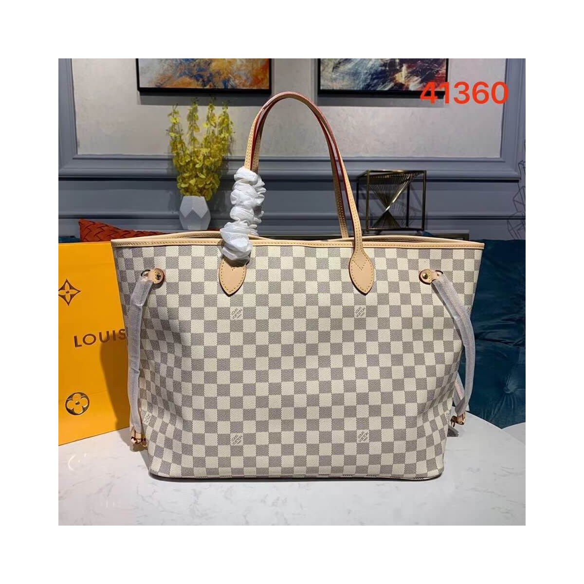 Louis Vuitton Damier Azur Canvas Neverfull GM N41360