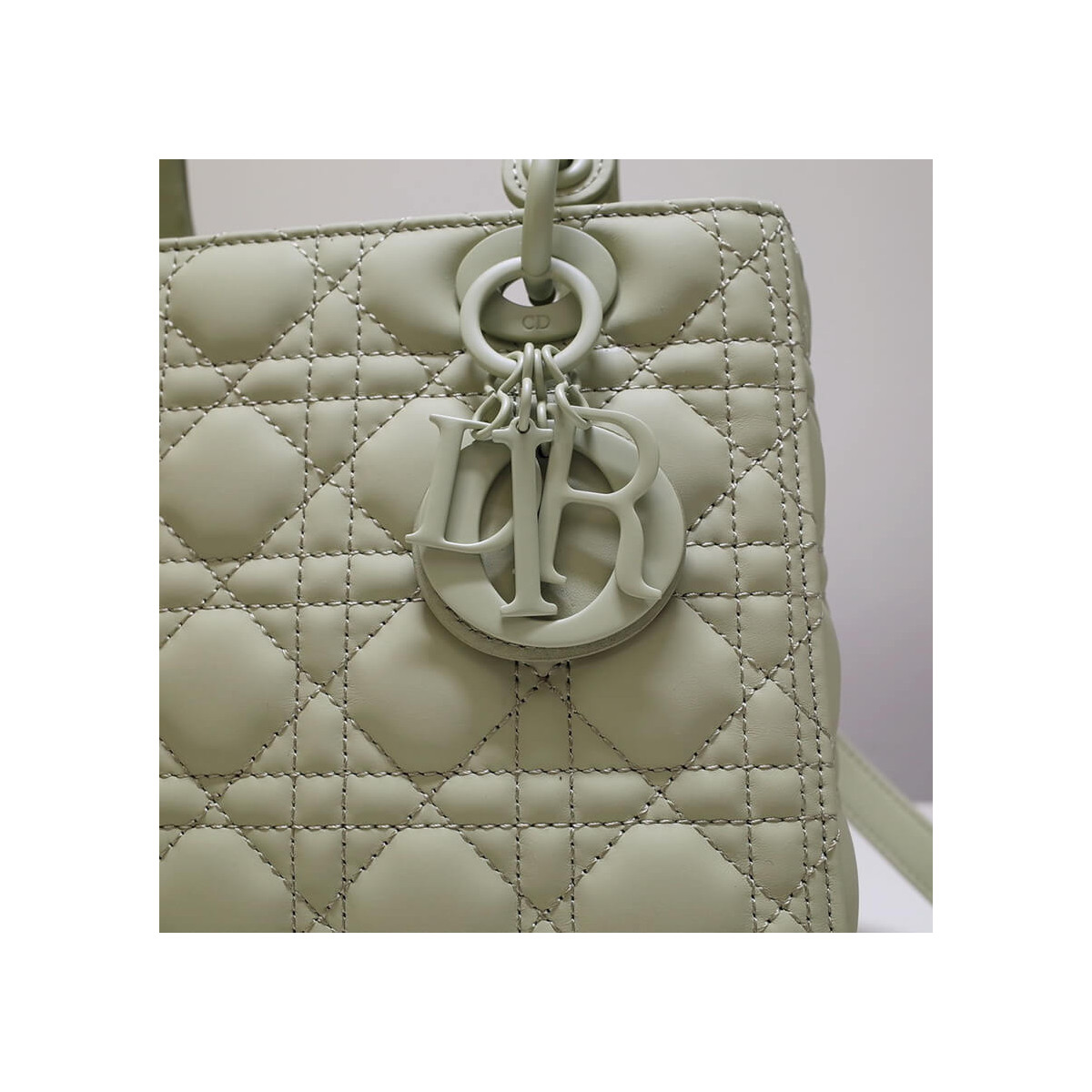 Dior Medium Lady Dior Bag in Ultramatte Cannage Calfskin M0565