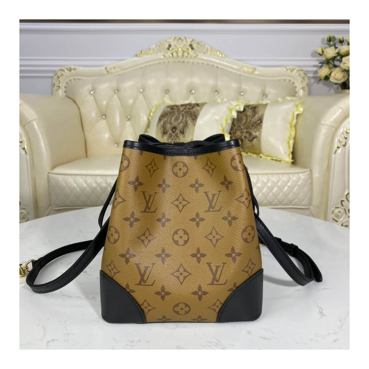 Louis Vuitton Monogram Canvas Bucket Bag M45550