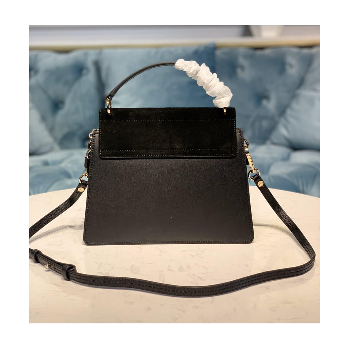 Chloe Faye Small Bag in Smooth &amp; Suede Calfskin S203