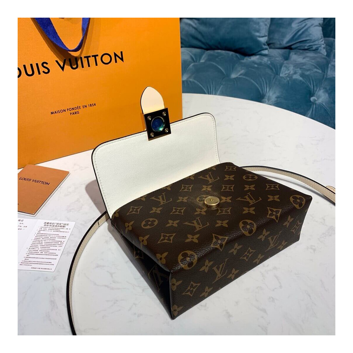 Louis Vuitton Monogram Leather Locky BB M45155