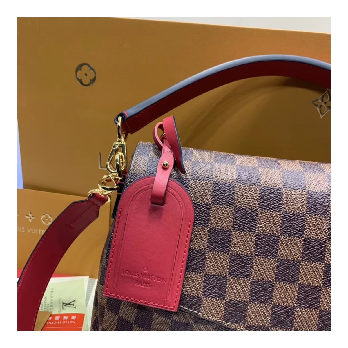 Louis Vuitton Damier Ebene Canvas Beaubourg MM N40176