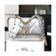 Chanel 19 Flap Bag AS1160 Silver